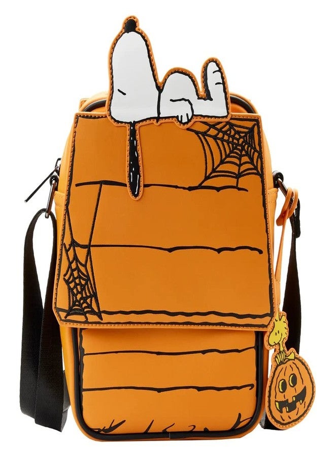 Loungefly Peanuts Great Pumpkin Snoopy Doghouse Crossbody Bag - Image 1