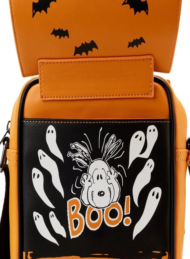 Loungefly Peanuts Great Pumpkin Snoopy Doghouse Crossbody Bag - Image 3