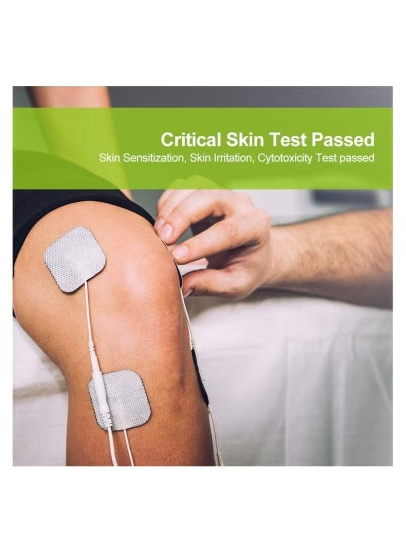 20 PCS TENS Unit Pads 5x5cm Reusable Replacement Electrode Patches for Electrotherapy - Image 4
