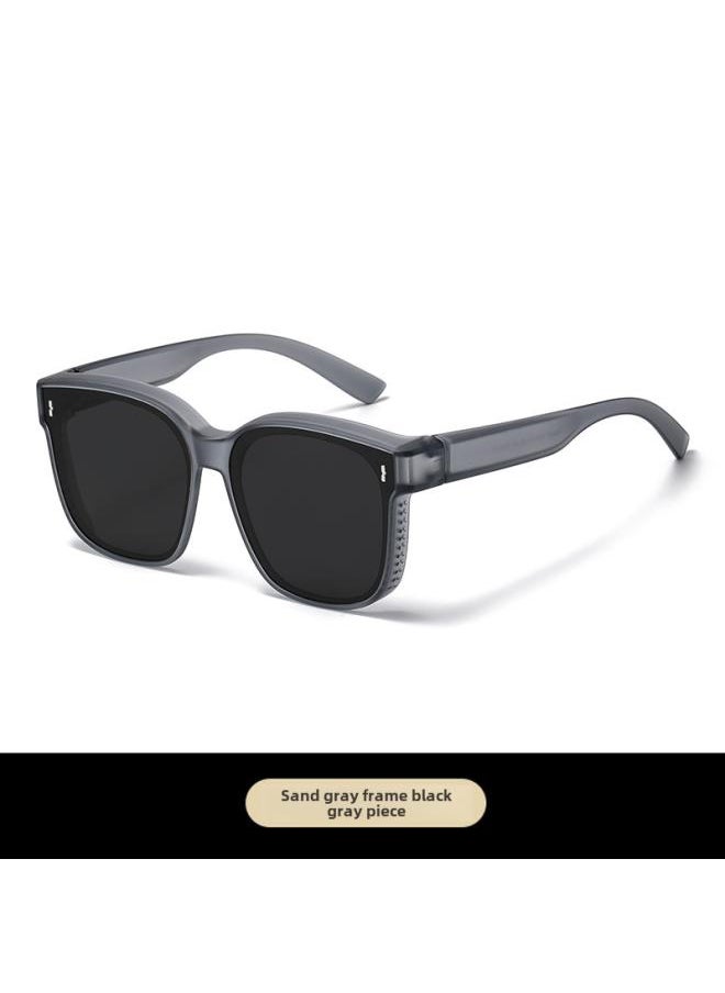 Generic Glasses Set Myopia Sunglasses Fashionable Clip Polarized Uv-proof Driving Special Ultra-light Myopia Glasses Set Frame Sunglasses For Women 