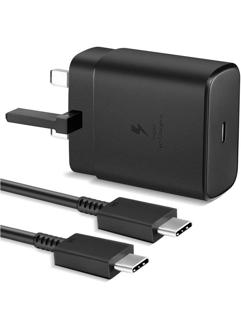 45W USB-C Super Fast Charger with 1m Type-C Cable | PD & PPS Super Fast Charging Adapter | Compatible with Samsung, Android Phones & iPhone 15 Series | USB-C Wall Charger for All C-Type Devices - Image 1