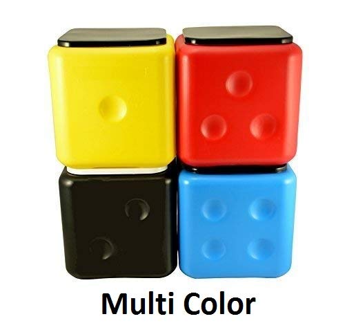 ACHARAJ Dice Stool Sitting Stool Living Room Home Office Camping Stool Multicolor - Image 3