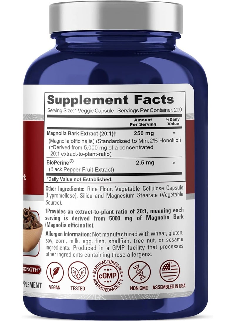 NusaPure Magnolia Bark 20:1 Extract, 250 mg Equivalent to 5,000 mg - Image 3