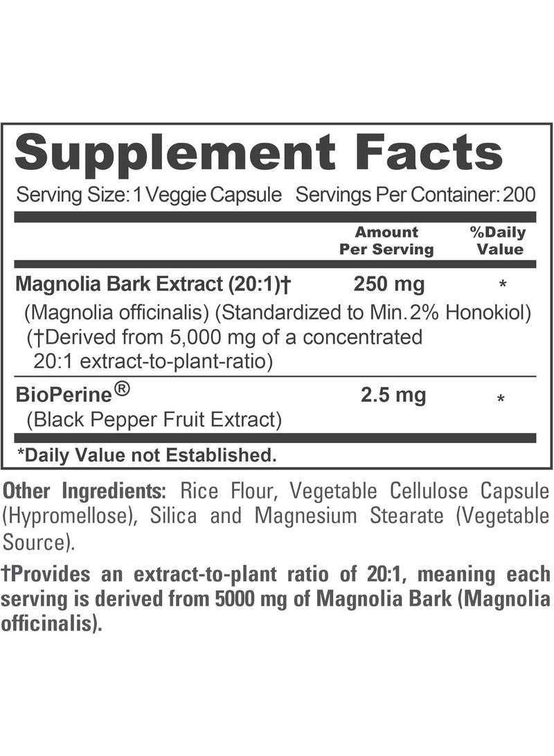 NusaPure Magnolia Bark 20:1 Extract, 250 mg Equivalent to 5,000 mg - Image 5