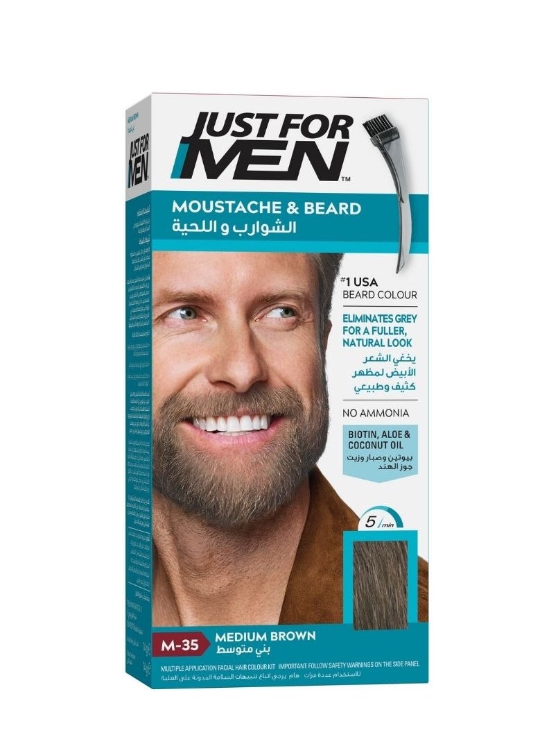 Generic Just For Men Beard Gel Med Brown 2X14.2G 