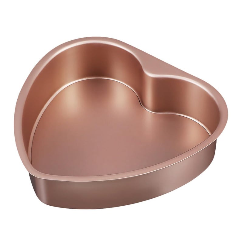 Ibansenice 6 Inch Heart Shaped Cake Pan With Removable Bottom Carbon Steel Nonstick Baking Mold For Oven DIY Desserts - Image 2