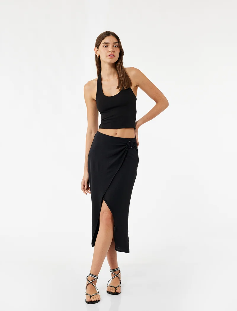 كوتون Blazer Midi Skirt