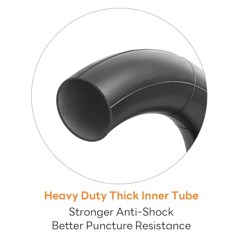 YeYouC Heavy Duty 10x2.50 Thicker 40% Butyl Inner Tube with CR202 90° Bent Valve Stem, 10 Inch Smart Self Balancing Electric Scooter Tire Tube Fit for 36v 48v 400w 500w 800w Hub Motor (Pack of 2) - Image 3