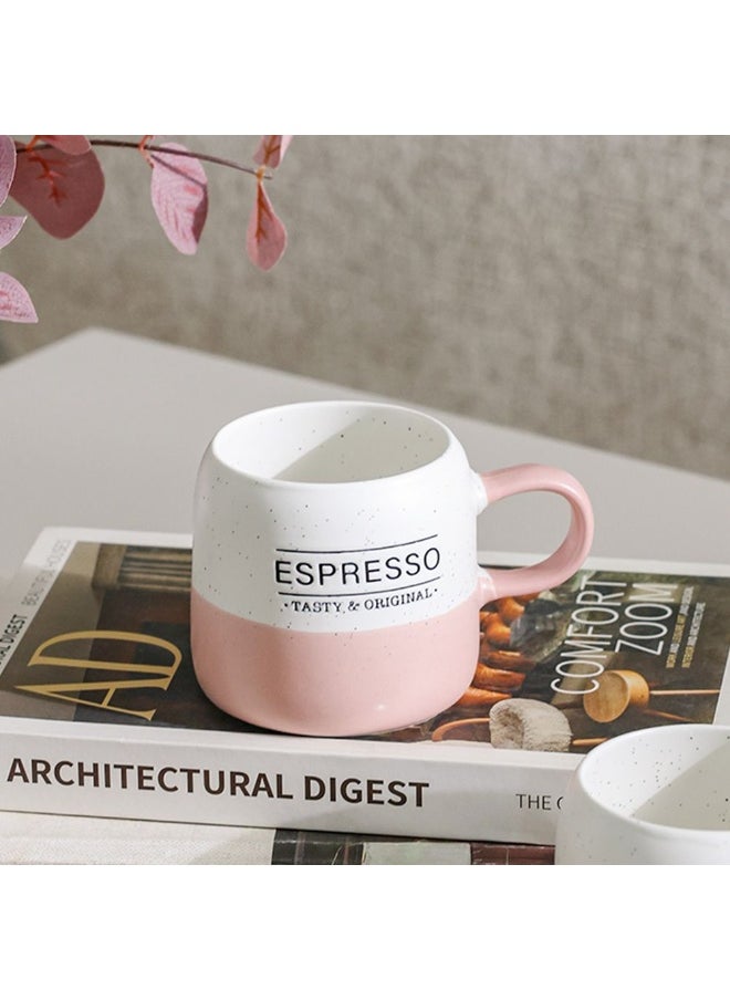 DANUBE HOME Danube Home Danube Essential 2-Piece New Bone China Mug Set Elegant And Durable Perfect For Tea Coffee Or Hot Beverages Stylish And Comfortable Design For Home Or Office Use 8X8X8.9Cm 395Ml  - Image 4