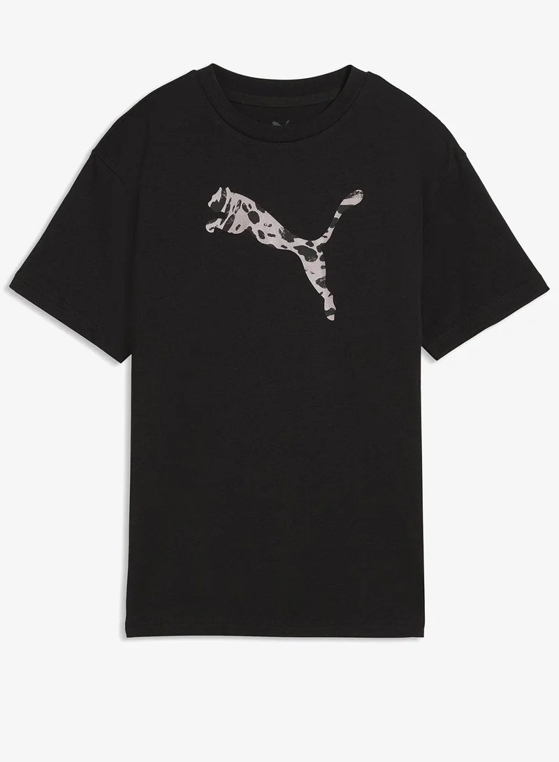 PUMA Youth Essential Graphic Animal Relaxed T-Shirt