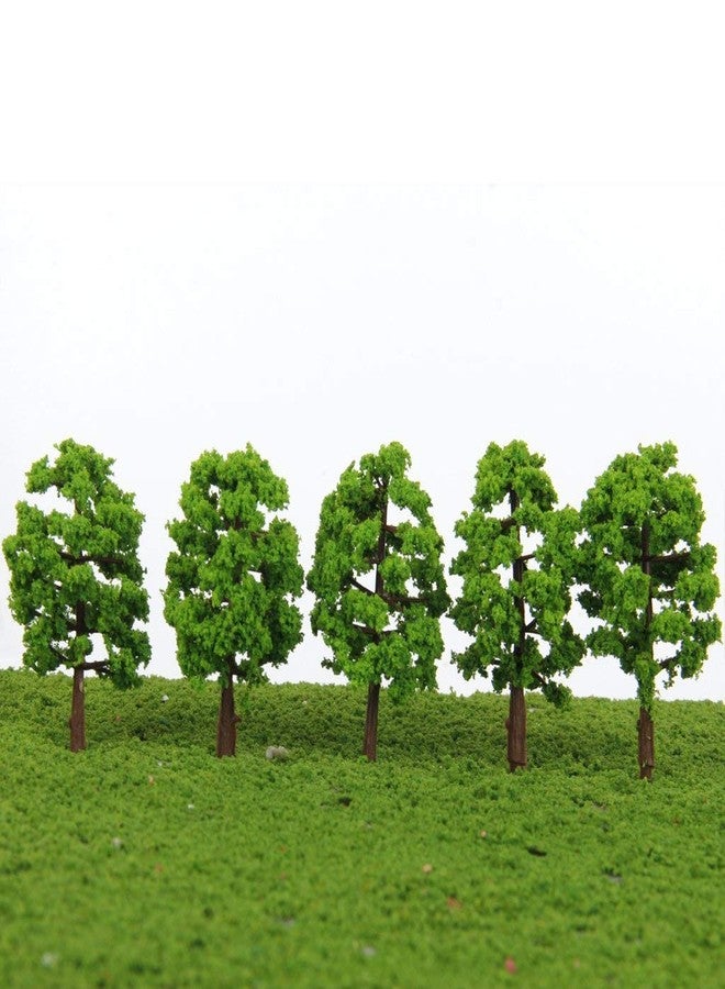 MAXXLITE Model Trees - Train Scenery - 20 x Model Trees - Age 6+, Adult - Green - 8cm / 3.15inch - Plastic - Indoor Use - Image 2