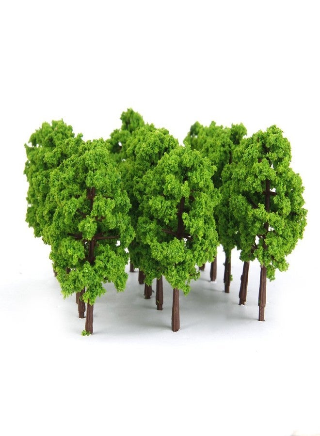 MAXXLITE Model Trees - Train Scenery - 20 x Model Trees - Age 6+, Adult - Green - 8cm / 3.15inch - Plastic - Indoor Use - Image 1
