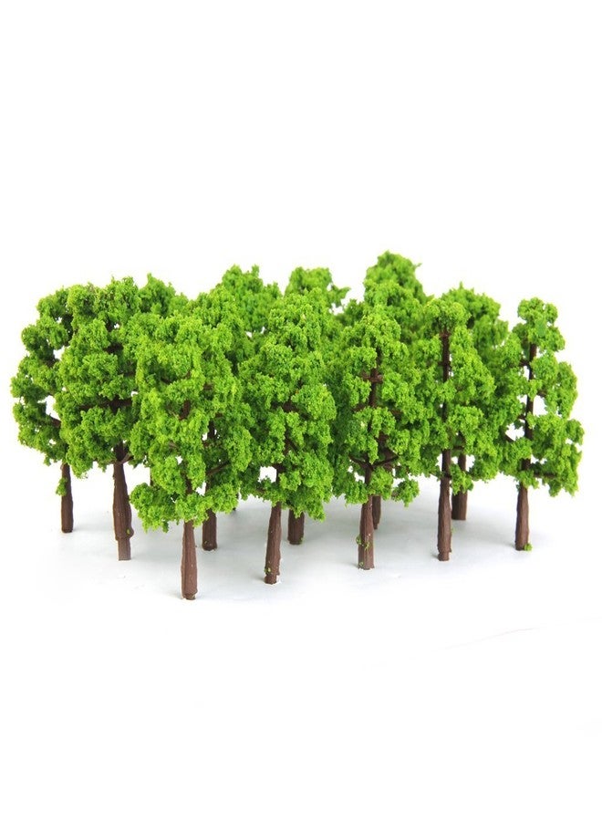 MAXXLITE Model Trees - Train Scenery - 20 x Model Trees - Age 6+, Adult - Green - 8cm / 3.15inch - Plastic - Indoor Use - Image 3