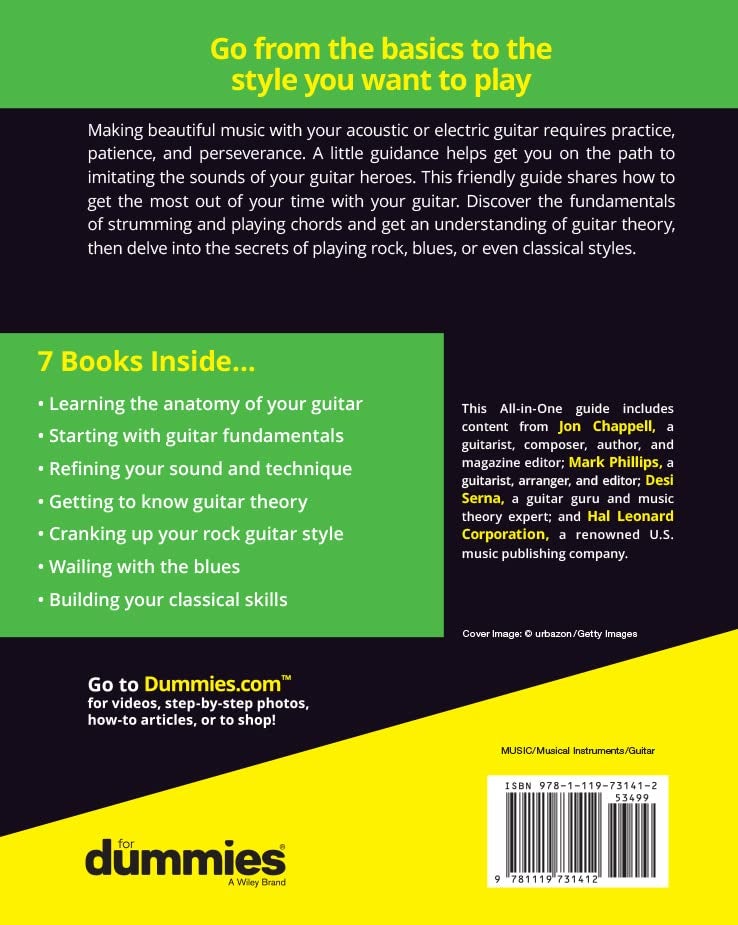 For Dummies Guitar All–in–One : Book + Online Video and Audio Instruction - Image 2