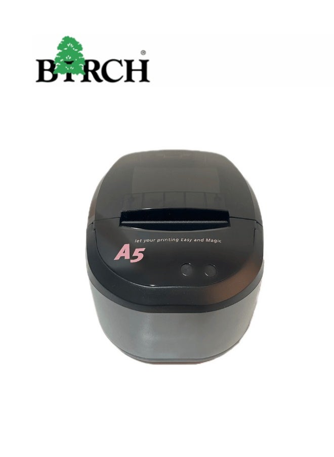 Birch BIRCH High-Speed Thermal Receipt Printer – 300mm/sec, USB + Serial + Ethernet Interface, Network POS Printer, Made in Taiwan  - Image 2