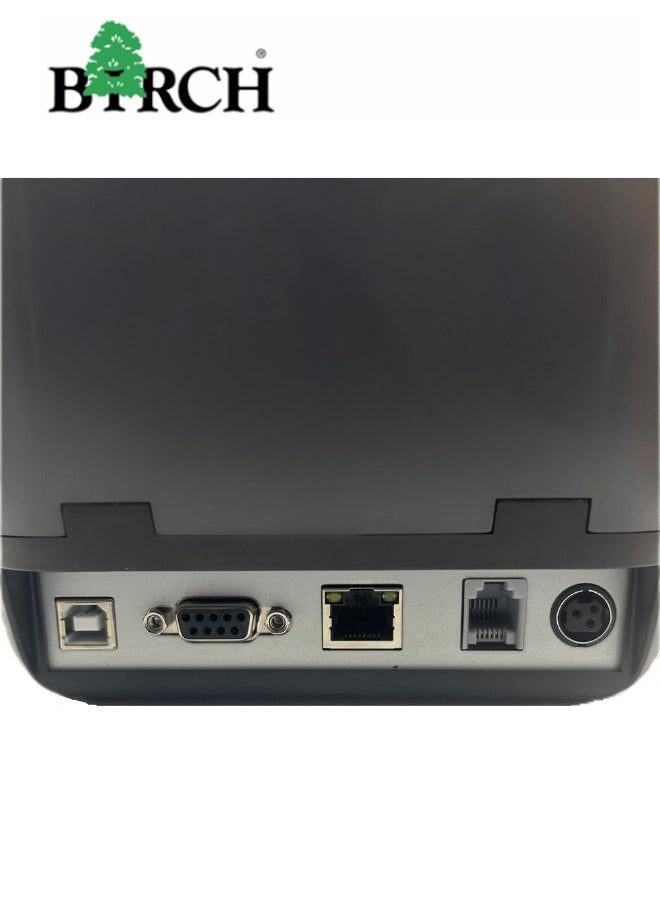 Birch BIRCH High-Speed Thermal Receipt Printer – 300mm/sec, USB + Serial + Ethernet Interface, Network POS Printer, Made in Taiwan  - Image 3
