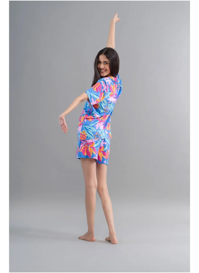NeceSera Hawaii Flower Modal Shorts