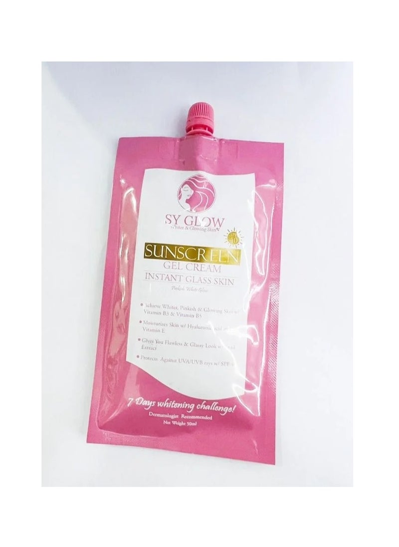 SY GLOW - Glass Skin Instant Sunscreen C Glow SPF 40 - Image 1