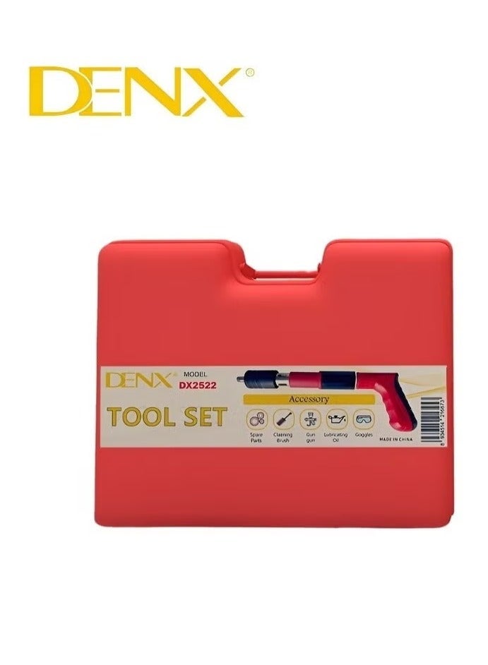 دينكس مثقاب مسامير هوائي لثقب الفولاذ وتثبيت المسامير متعددة الألوان - أداة تثبيت مسامير متينة بدون مسامير للمعادن والخشب والمشاريع اليدوية - Image 5