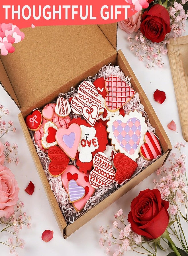 KULENAND Heart Cookie Cutter Set, 10-Piece Stainless Steel Biscuit Cutters for Valentine's Day Baking, Cake & Cookie Decorating, Dishwasher Safe (1 to 4-Inch) - Image 4