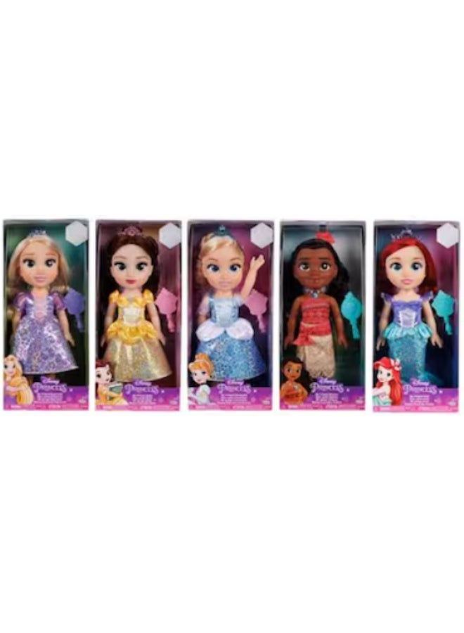 Disney Princess 15-Inch Core Doll with Glass Eyes, Assorted Styles (Style May Vary) - Image 1