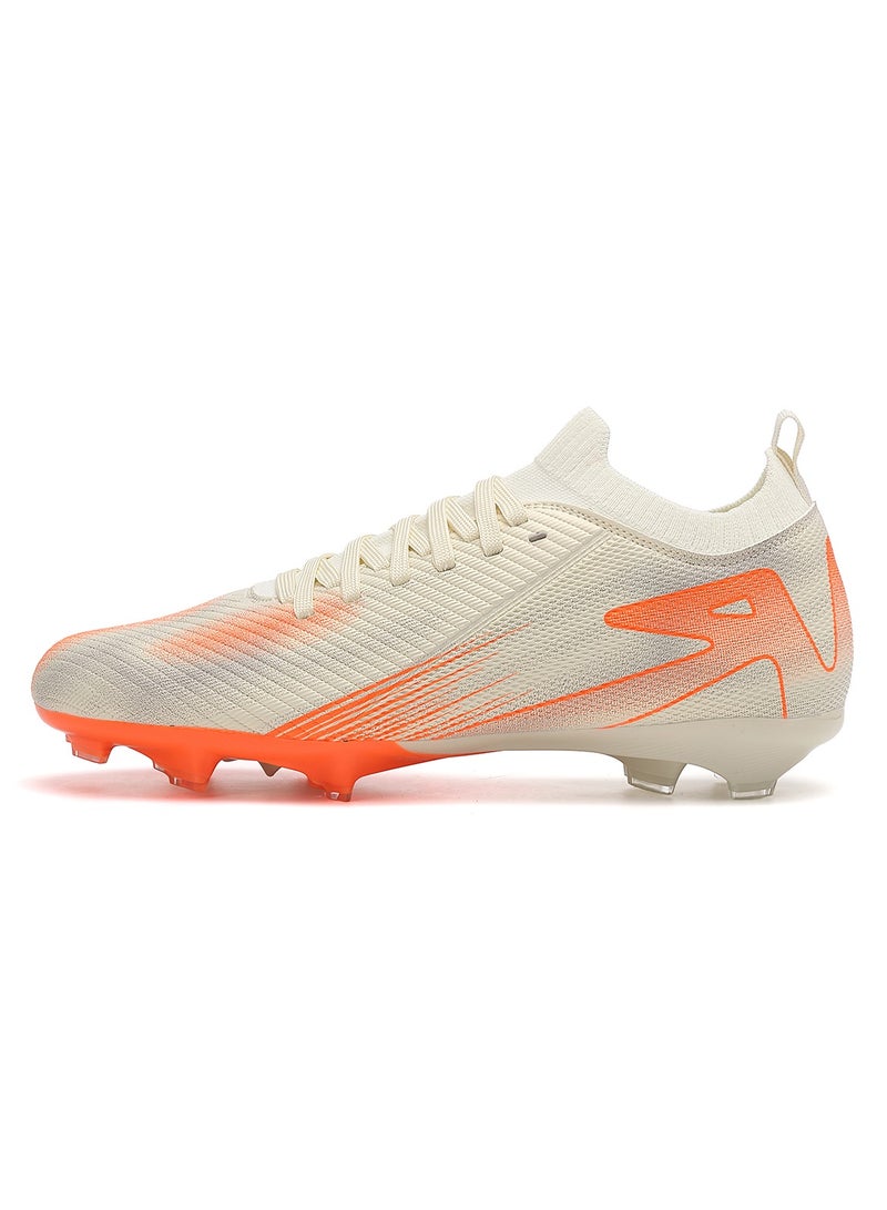 Sky View Boys and Girls Soccer Cleats Youth Firm Ground Athletic professional lightweight comfortable lace upTraining Football Shoes for Kids - Image 2