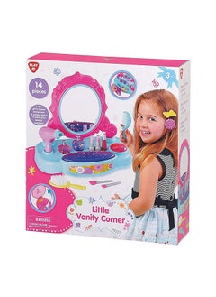 PLAYGO PlayGo My Little Vanity Corner Set | 14-Piece Glamorous Vanity Play Set for Kids  - Image 1
