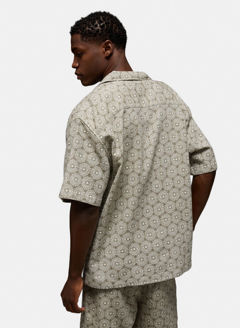 American Eagle AE Poolside Button-Up Shirt - Image 4