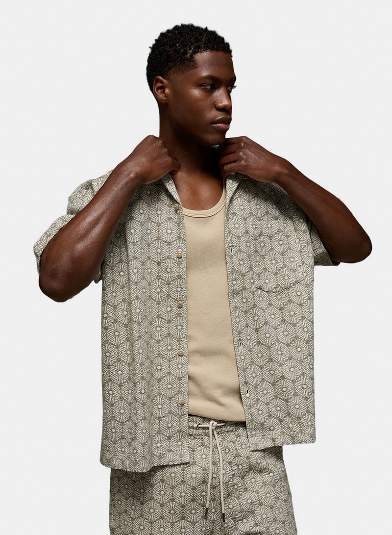 American Eagle AE Poolside Button-Up Shirt - Image 5