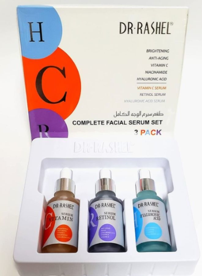 DR. RASHEL 3-Piece Complete Facial Serum Set 3 x 30ml - Image 3