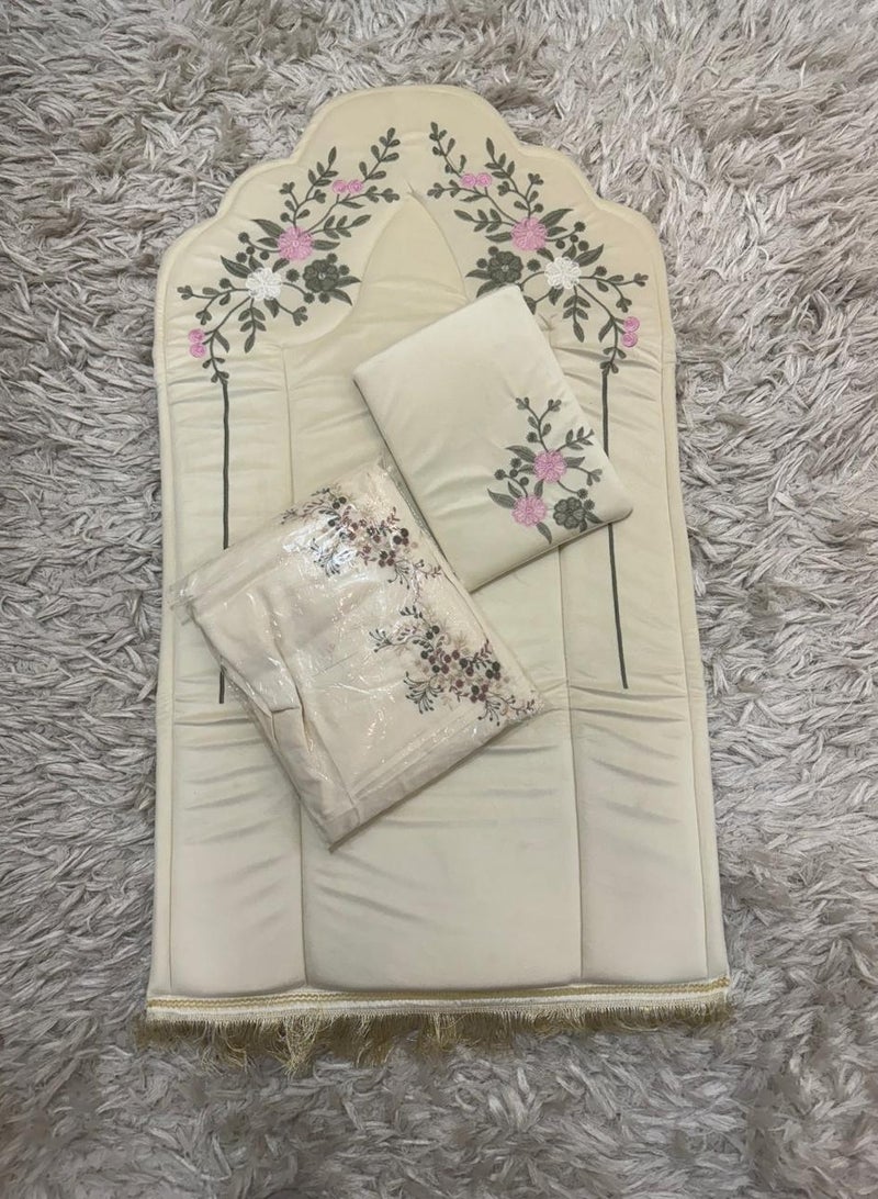 Crushed sponge prayer rug with excellent cold raw mat prayer sheet  - Image 2