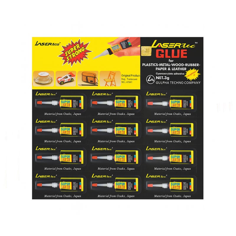 Lasertec Super Glue 3g BA414-M – Fast Bonding Instant Adhesive