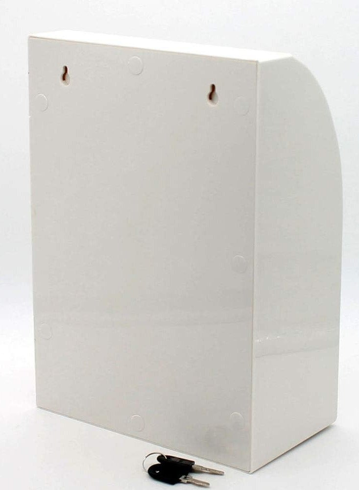 Suggestion Box Lockable Wall Mount Charity Donation Boxes Desk Comment Ballot Box with Lock/Clear Window/Writing