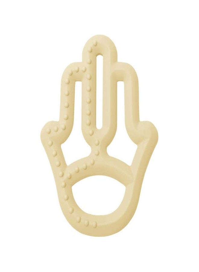 MinikOiOi Toothee 100% Silicone Teether 3m+ (Yellow) - Image 2