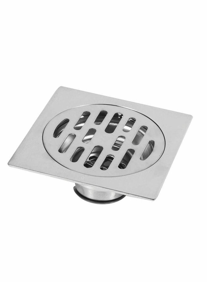 Y&D Stainless Steel Square Anti-odor Floor Drain, Anti-clogging Bathroom Drain with Removable Strainer Cover, Anti-Clogging for Kitchen, Washroom, Garage Basement - Image 1