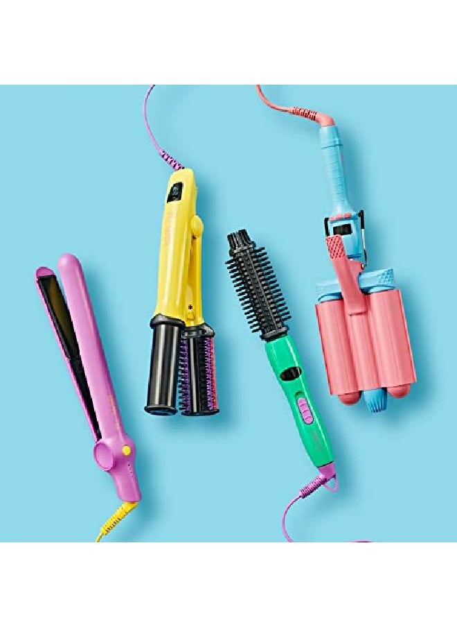 Flower Beauty - Ionic Volumizing Styler Versatile Ceramic Styling Iron Straightens Curls Adds Volume & Shine To Hair Includes 2 Heat Settings - Image 1