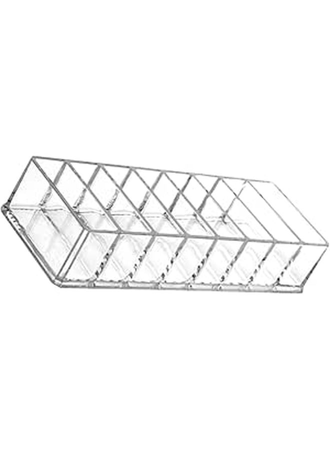 8 Grid Detachable Dividers Eyeshadow Storage Box Multifunctional Makeup Organizer Case - Image 1