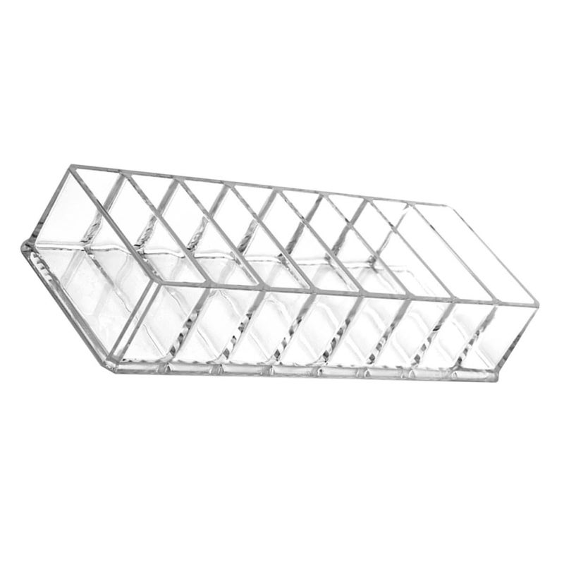 8 Grid Detachable Dividers Eyeshadow Storage Box Multifunctional Makeup Organizer Case - Image 2