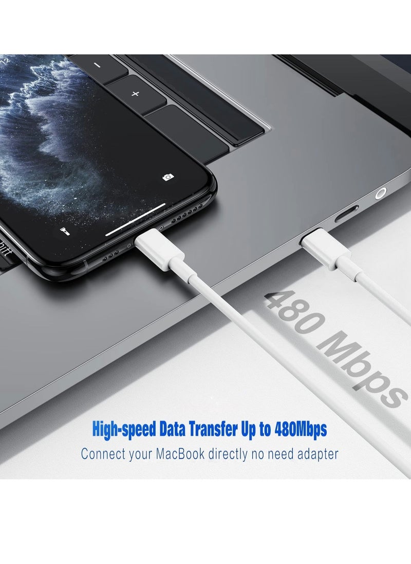 ELTRAZONE - USB C to Lightning Cable 2PACK 1M Fast Charger Cable, iPhone Charger Cord Compatible with iPhone 14/13/12/11 Pro Max/XS MAX/XR/XS/X/8/7/Plus - Image 1