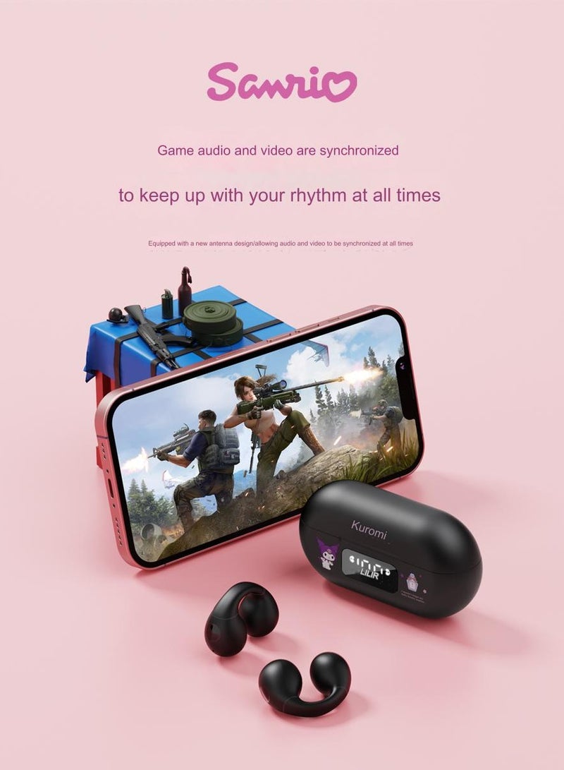 Sanrio BL57 Wireless Bluetooth Headset - Black Coulomb - Image 5