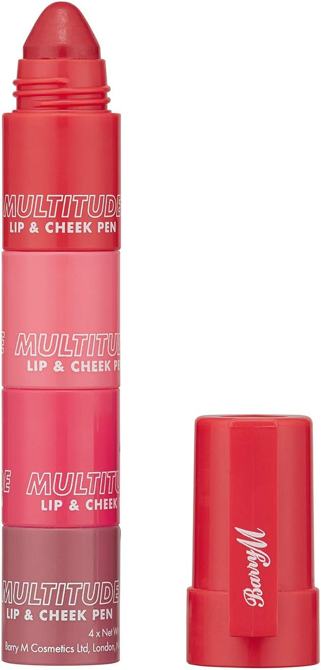 Barry M Cosmetics Multitude Lip Cheek Pen Mix And Match Colour Stain In Shade Pink Sweet Darling - Image 1