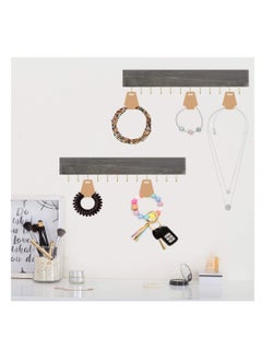 KASTWAVE Necklace Display Cards Jewelry Display Cards Bracelet Card Holder Blank Kraft Paper Price Tags Hang Tags Card for Packaging Necklaces Bracelets Keychains Hair Ties 200Pcs Brown  - Image 5