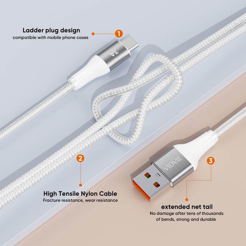Vidvie cb4038v  Micro Data Cable   Universal Data Transfer & Power - Image 2