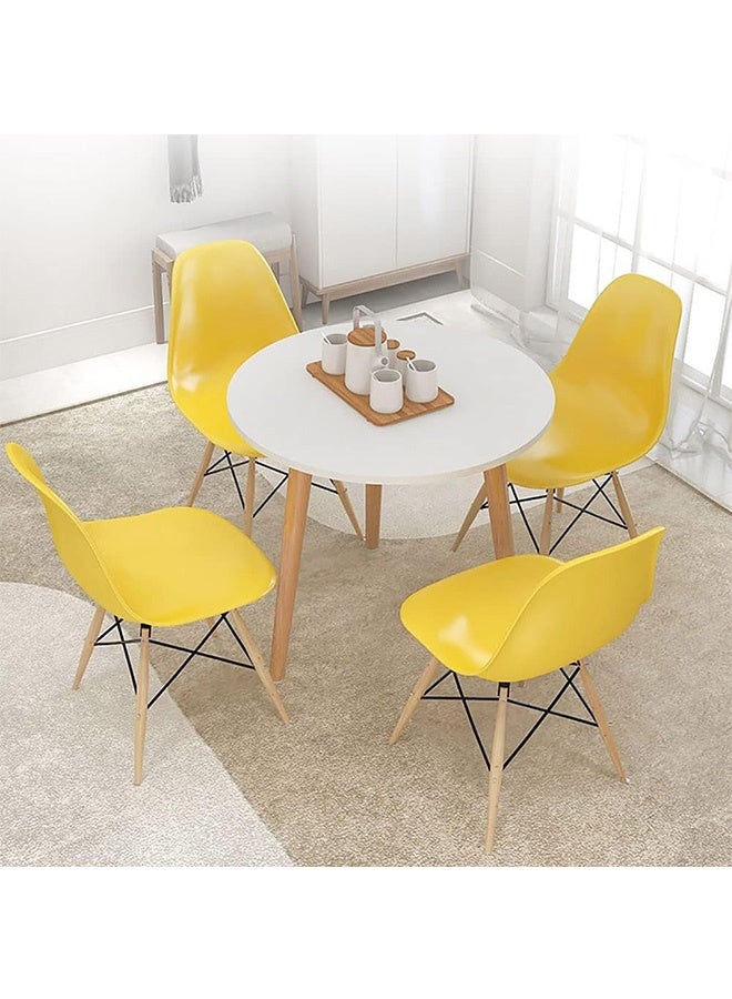 Generic Eames Style Chair with Walnut Wood Legs Eiffel Dining Room Chair - Lounge Chair Without Arms Chair  - Image 5