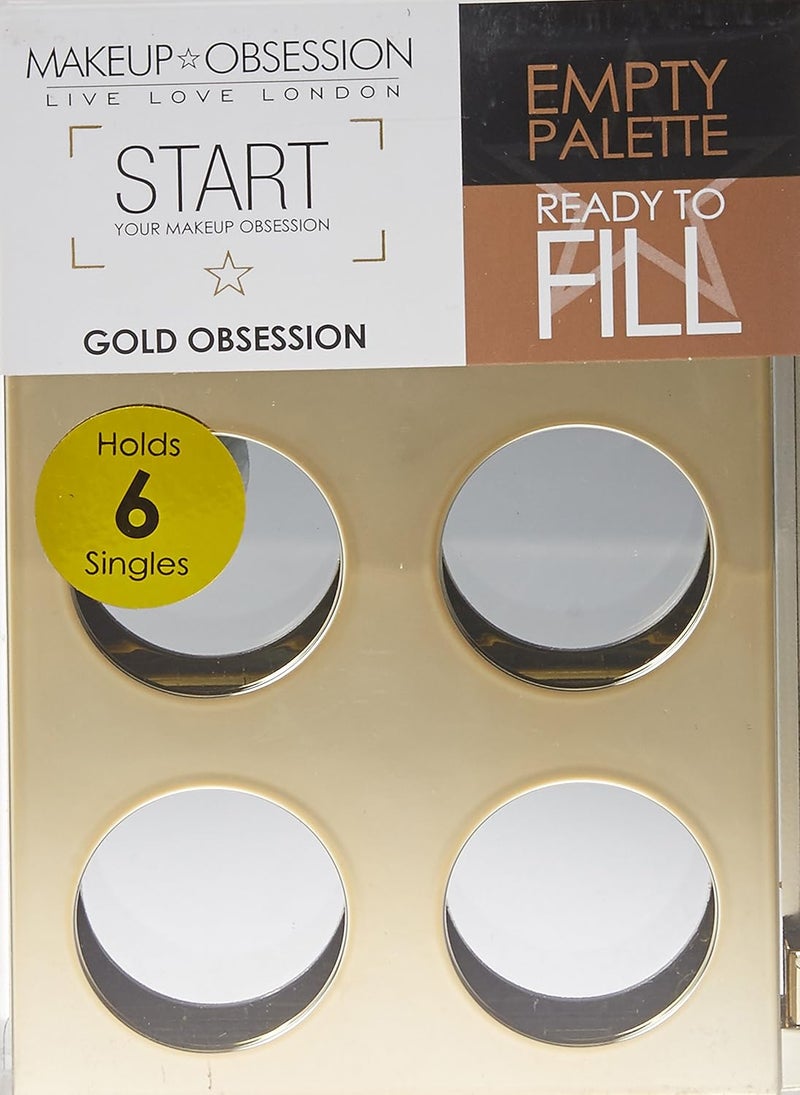 Makeup Obsession Palette Medium Luxe Gold 16g - Image 2