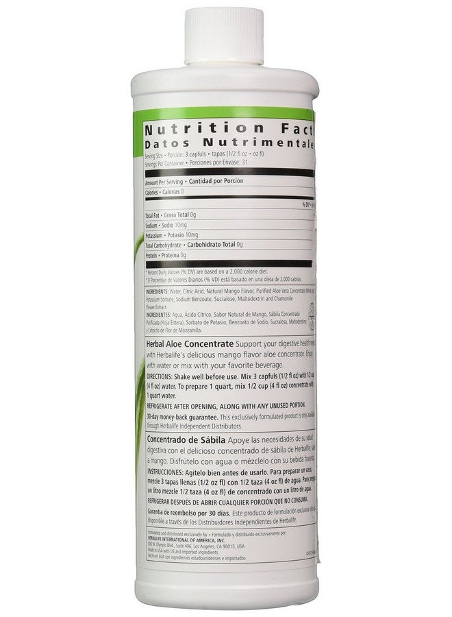 Herbalife Herbal Aloe Drink (Concentrate)16 oz - New Mango Flavor! - Image 3