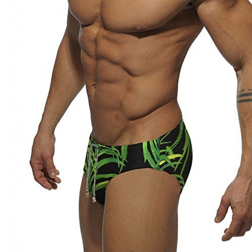 Taddlee Men Swimwear Swim Bikini Briefs Pad Swimsuits Board Surf Shorts Trunks (M,Green) - Image 3