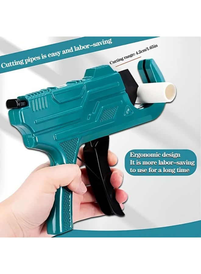 1 مجموعة أدوات إصلاح خيوط قاطعة الأنابيب، أداة سباكة ذات مقبض دوار لمقاسات ½ بوصة (DN15) إلى ¾ بوصة (DN20) - Image 3