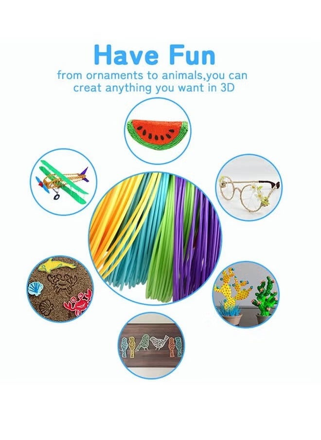 Generic - Advanced Professional 3D Printing Pen with Free Refill Filament Stencil Book and Project Guide Only High-Precision Diameter for Teens Adults Creators - Image 1