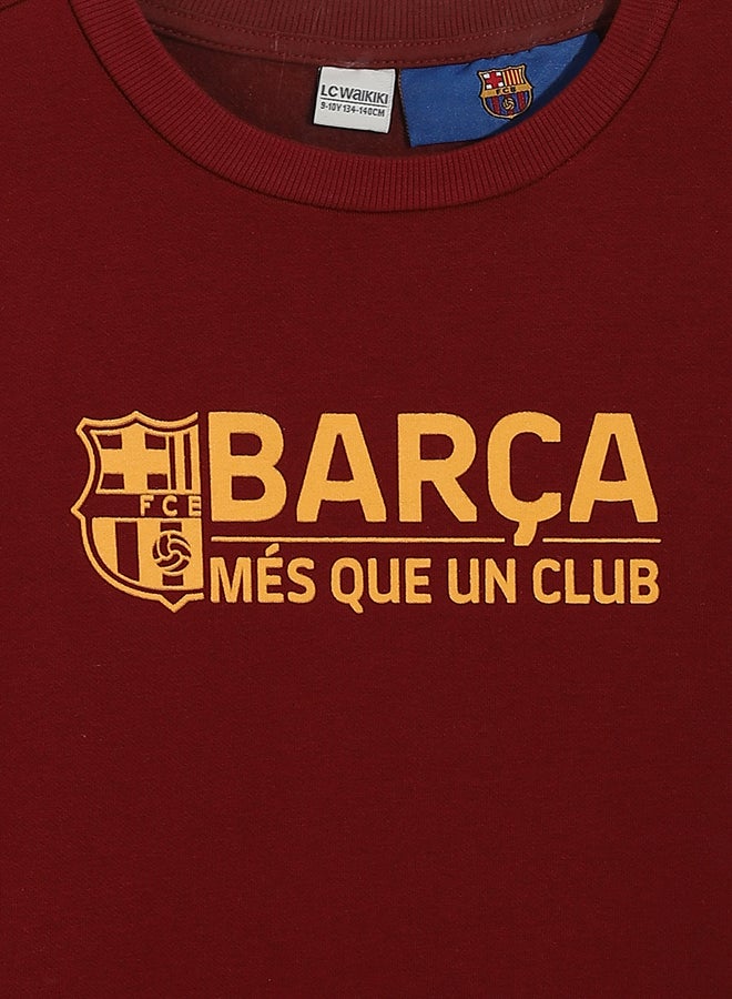 ال سي وايكيكي سويتر أولادي بطبعة برشلونة - Image 3